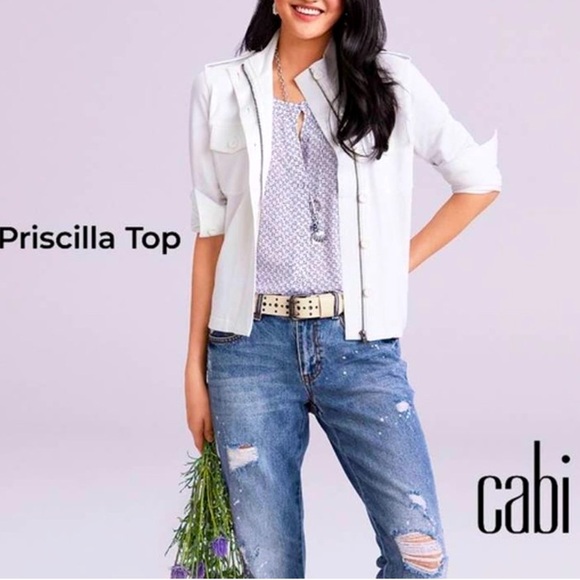 CAbi Tops - Cabi Priscilla Top Purple XS